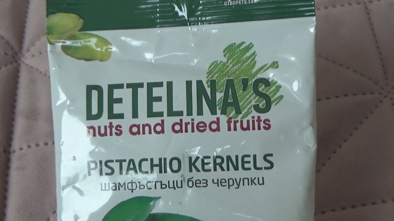 Detelina Pistachio Kernels 60 g Unboxing and Test