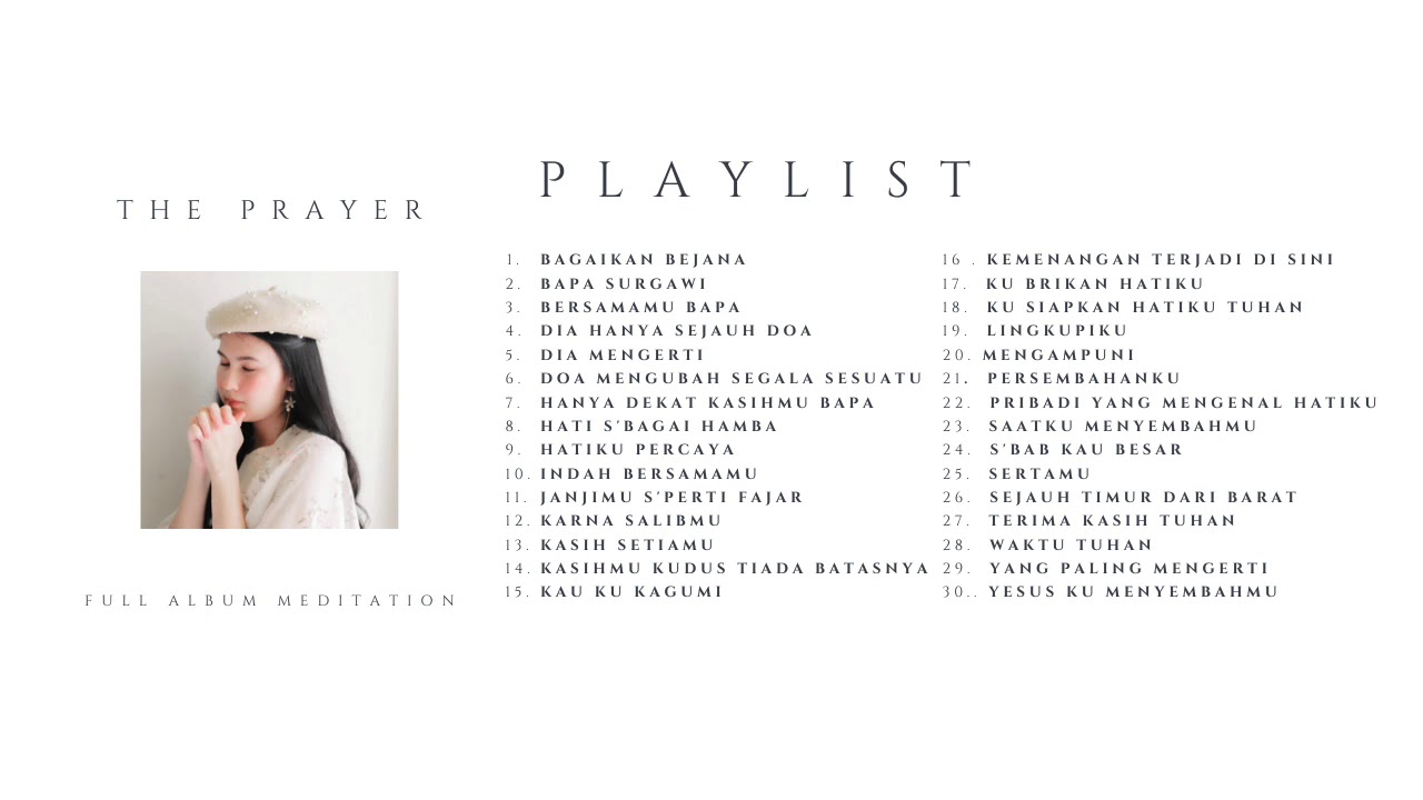 PLAYLIST LAGU ROHANI FULL 2 JAM TERBARU 2024 COVER BY JENNIFER ODELIA | Saat Teduh // Time with God