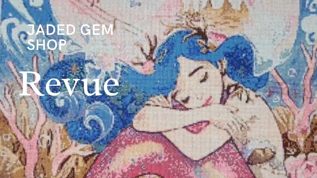 Revue du diamond painting Inspiration de Karla Rodriguez (Jaded Gem Shop) et rangement des diamants
