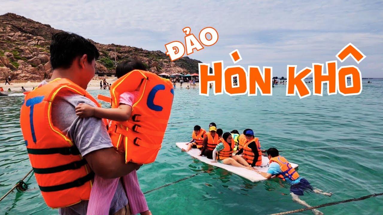 Hòn Khô Quy Nhơn - trải nghiệm tắm biển độc lạ của gia đình Mỡ | Mỡ #honkho #honkhoquynhon