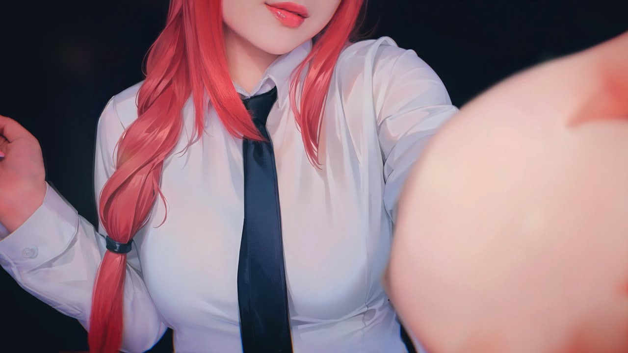 ASMR The 3 Best face touching /taking care of you sleep 💤/Makima