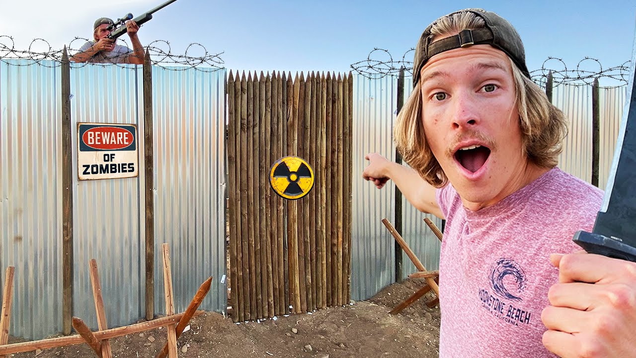 We Built an Entire Apocalypse Survival Camp!