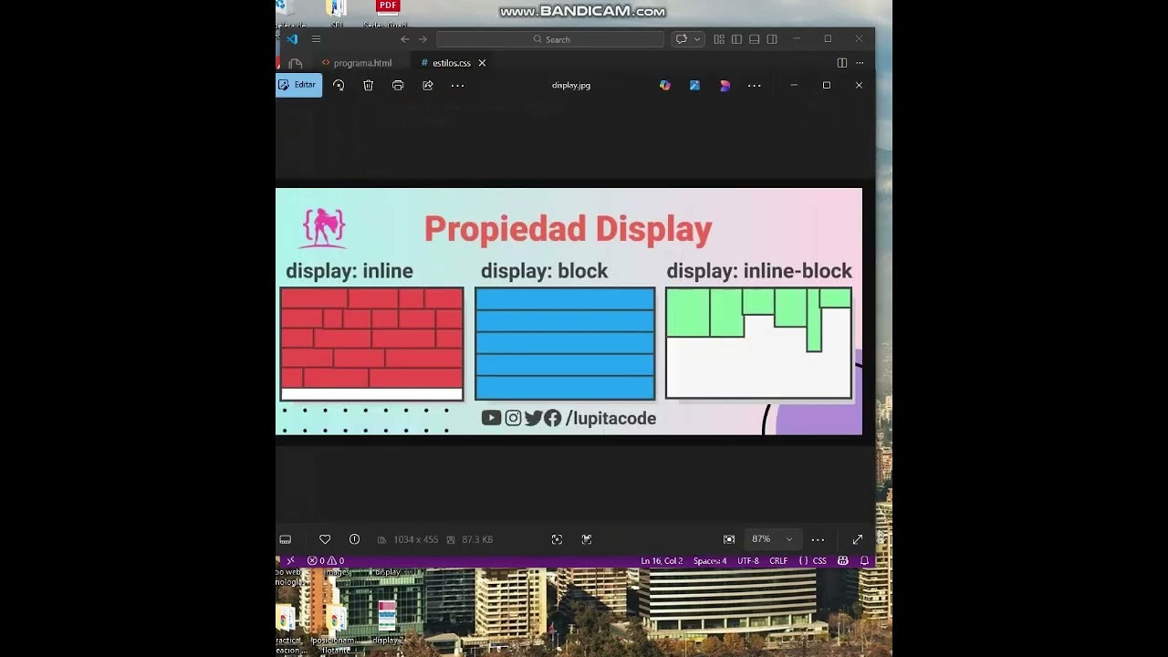 Propiedad Display en CSS