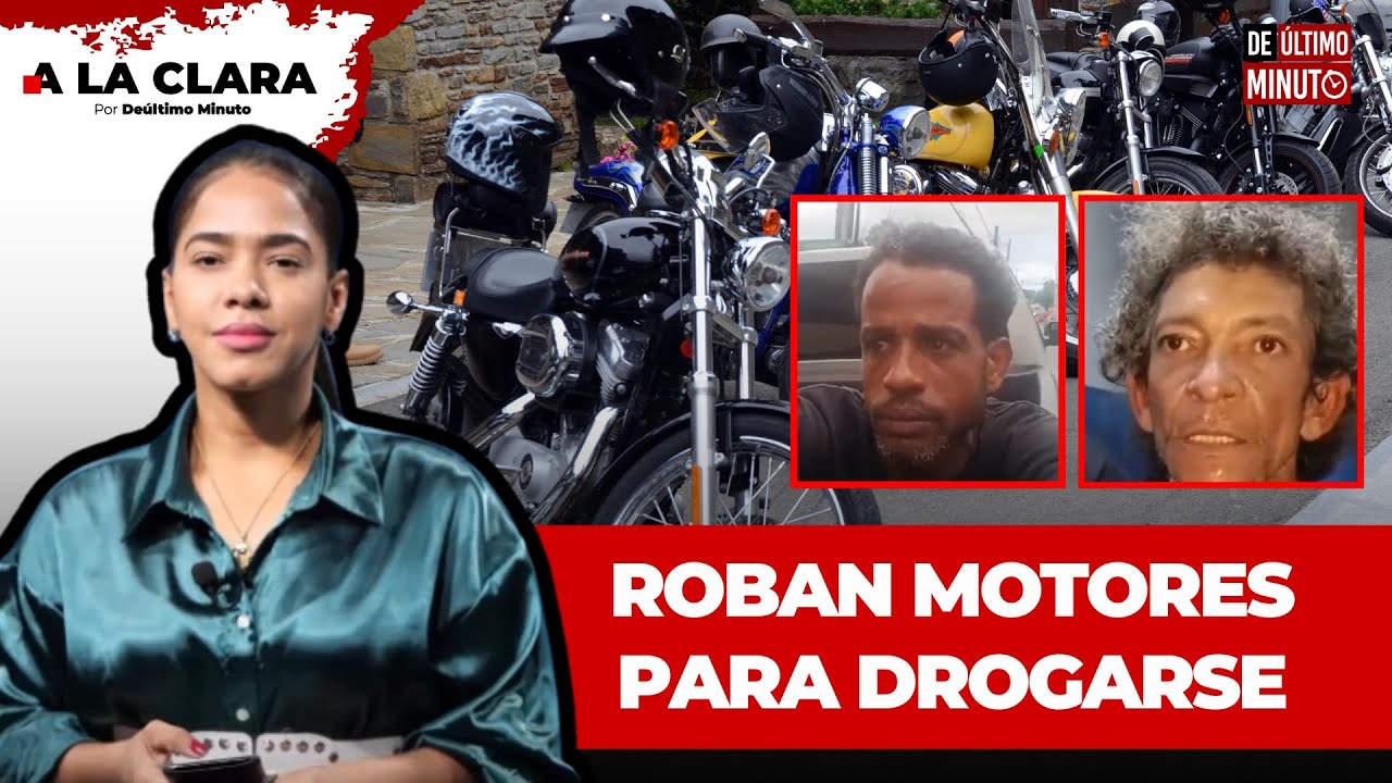 DOS DELINCUENTES ADMITEN ROBAR MOTORES PARA DROGARSE EN MOCA | A la Clara con Ramón Tolentino