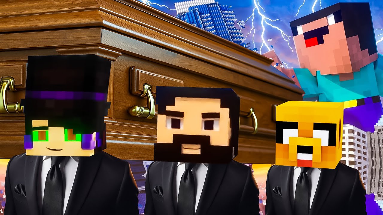 Steve GIANT in Minecraft | Coffin Dance Song (COVER)