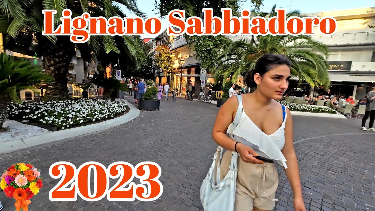 Lignano Sabbiadoro, Italy | walking tour August 2023