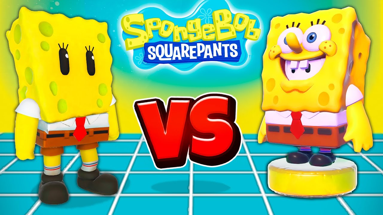 SPONGEBOB STUMBLE GUYS VS FALL GUYS