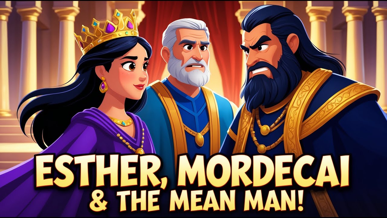 Esther, Mordecai & The Mean Man Haman! | Bible Story for Kids (Ep. 2)