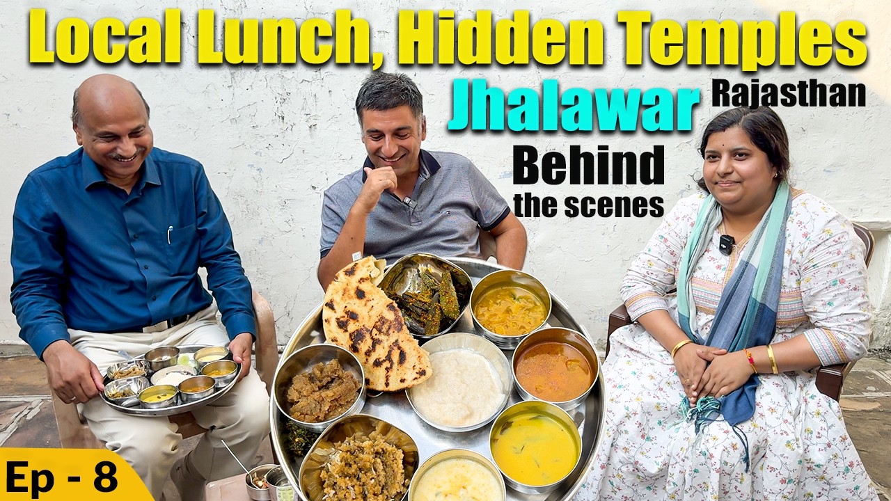 Ep 8 - Jhalawar to Rawatbhata | Rajasthani Lunch | Chandrabhaga Temple | Rajasthan