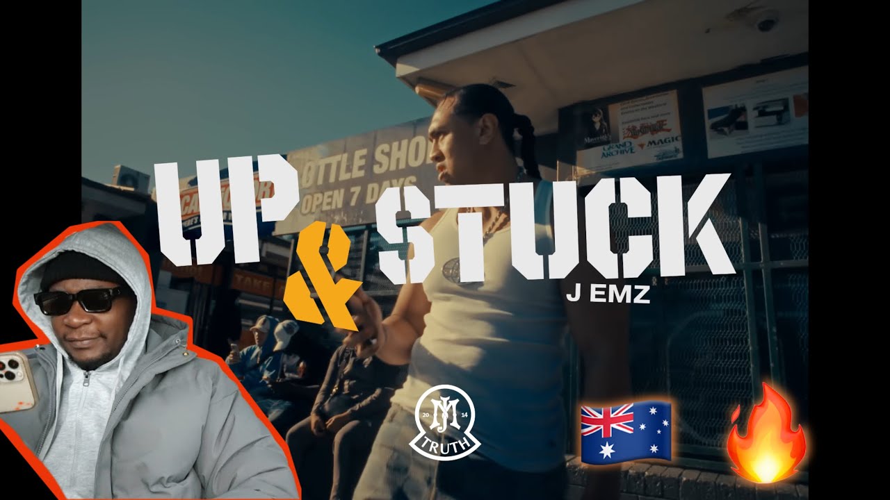 Australian Rap Reaction ￼🇦🇺| J Emz - UP & STUCK (Official Music Video) 🔥