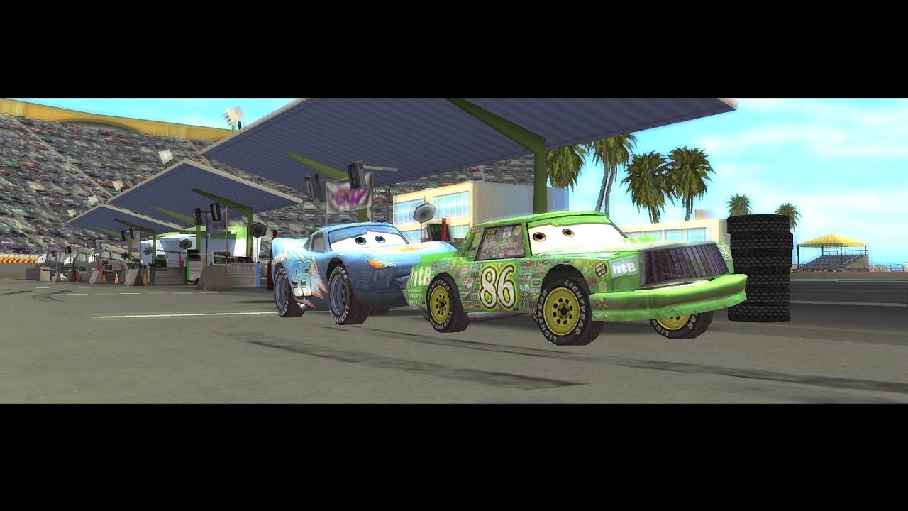 Cars GameCube - Palm Mile Speedway (Dolphin)
