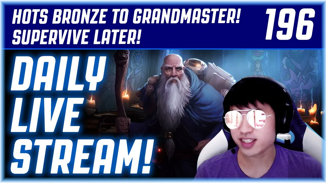 Bronze to Grandmaster HOTS Time! Supervive Later!