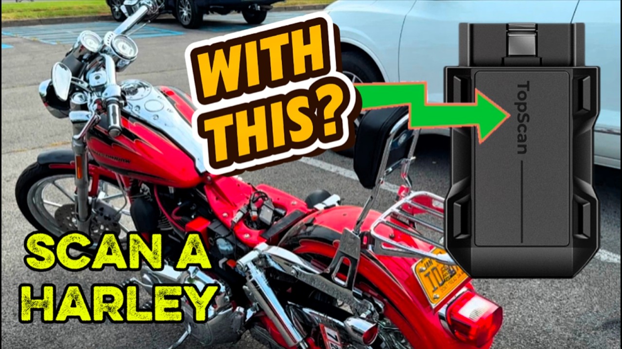 Может ли TOPDON TopScan Moto действительно сканировать Harley Davidson? Мы узнаем!