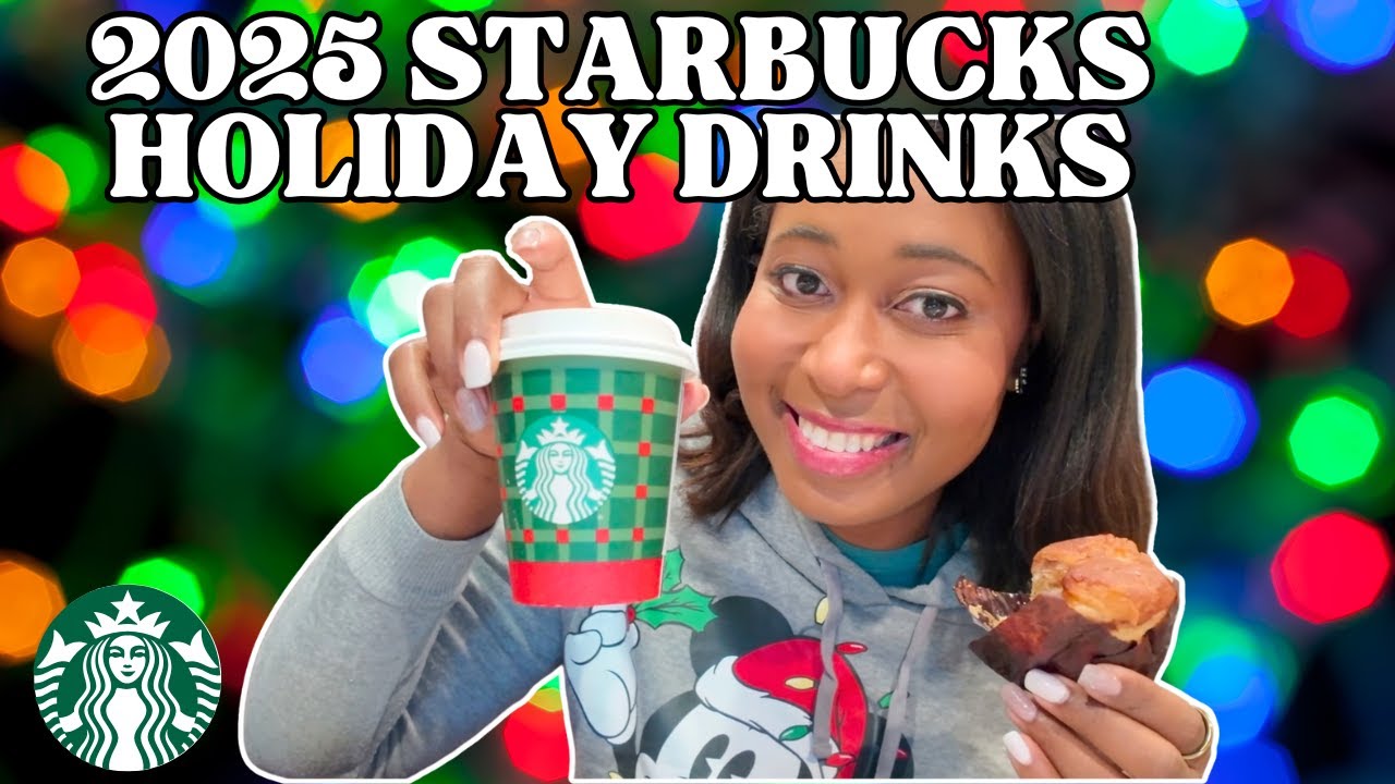 I tried all of the 2025 Starbucks Holiday Drinks!