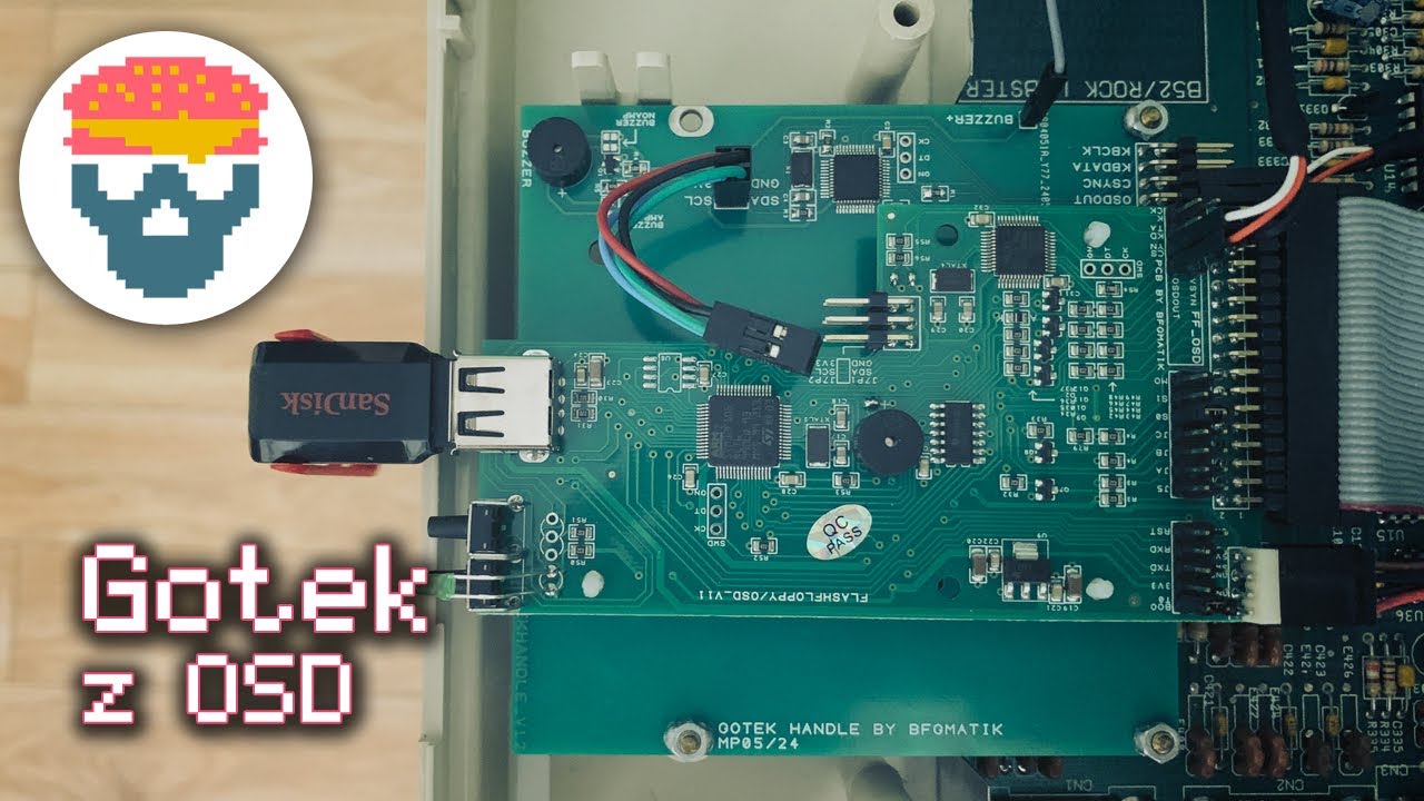 Gotek z OSD zamiast ekranika