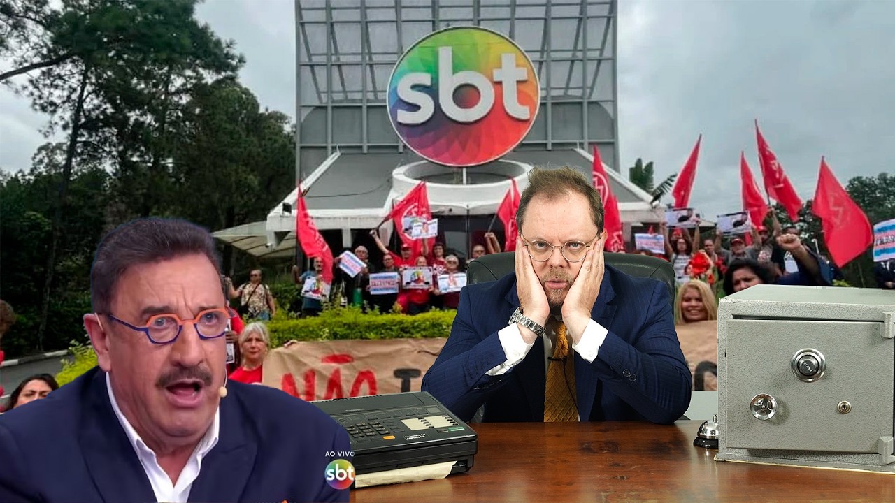 Manifestantes Protestam Em Frente o SBT - Caso Erika Hilton