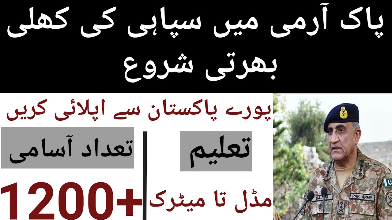 Pak Army Fc New Jobs 2020 - Pakistan Army Latest jobs 2020