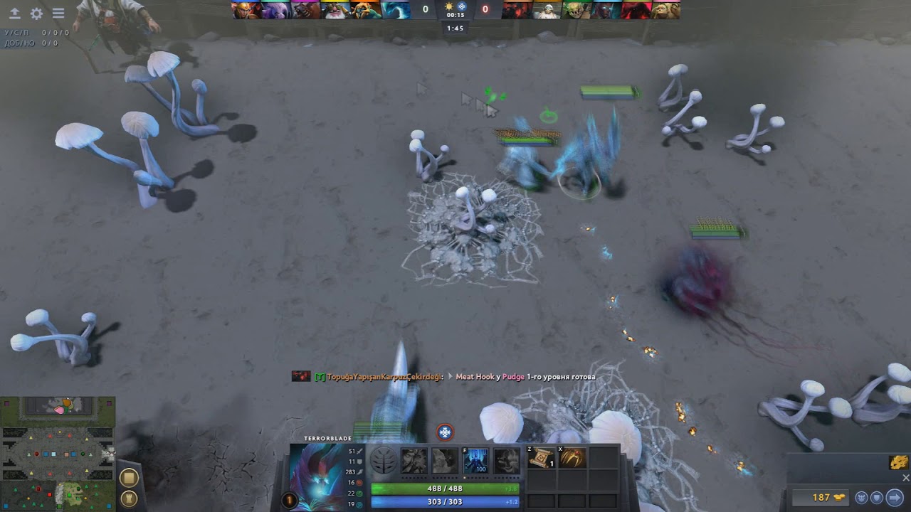 How to get the 600 level up to 20 minutes? Imba strata! TerrorBlade, Dota 2 Angel Arena Black Star