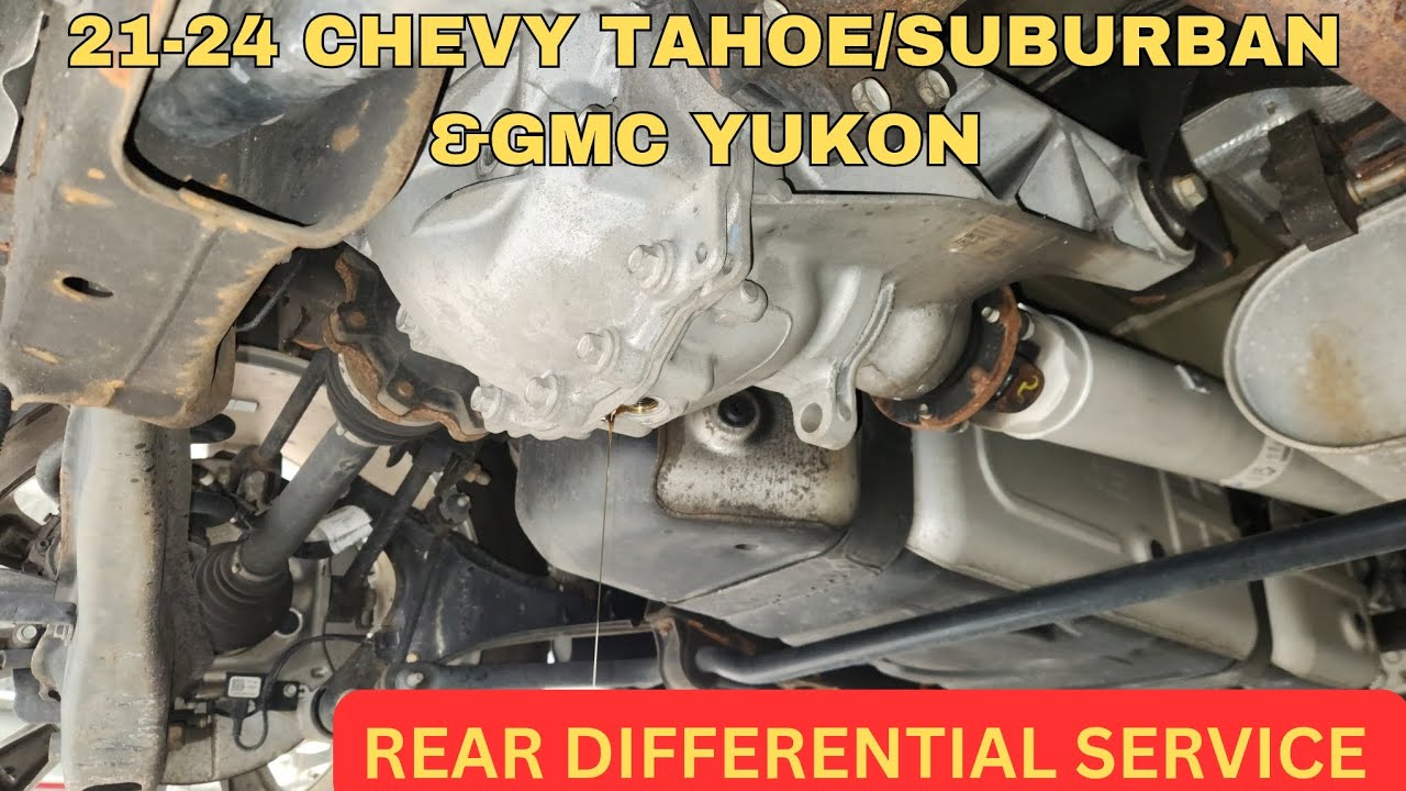 2021-2024 Chevy Tahoe/Suburban & GMC Yukon rear differential service tutorials
