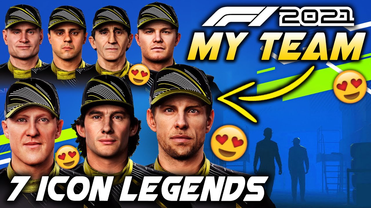 F1 2021 My Team: ICON DRIVERS REVEALED! I'M HAVING A CRISIS! - F1 2021 Deluxe Edition Legends!