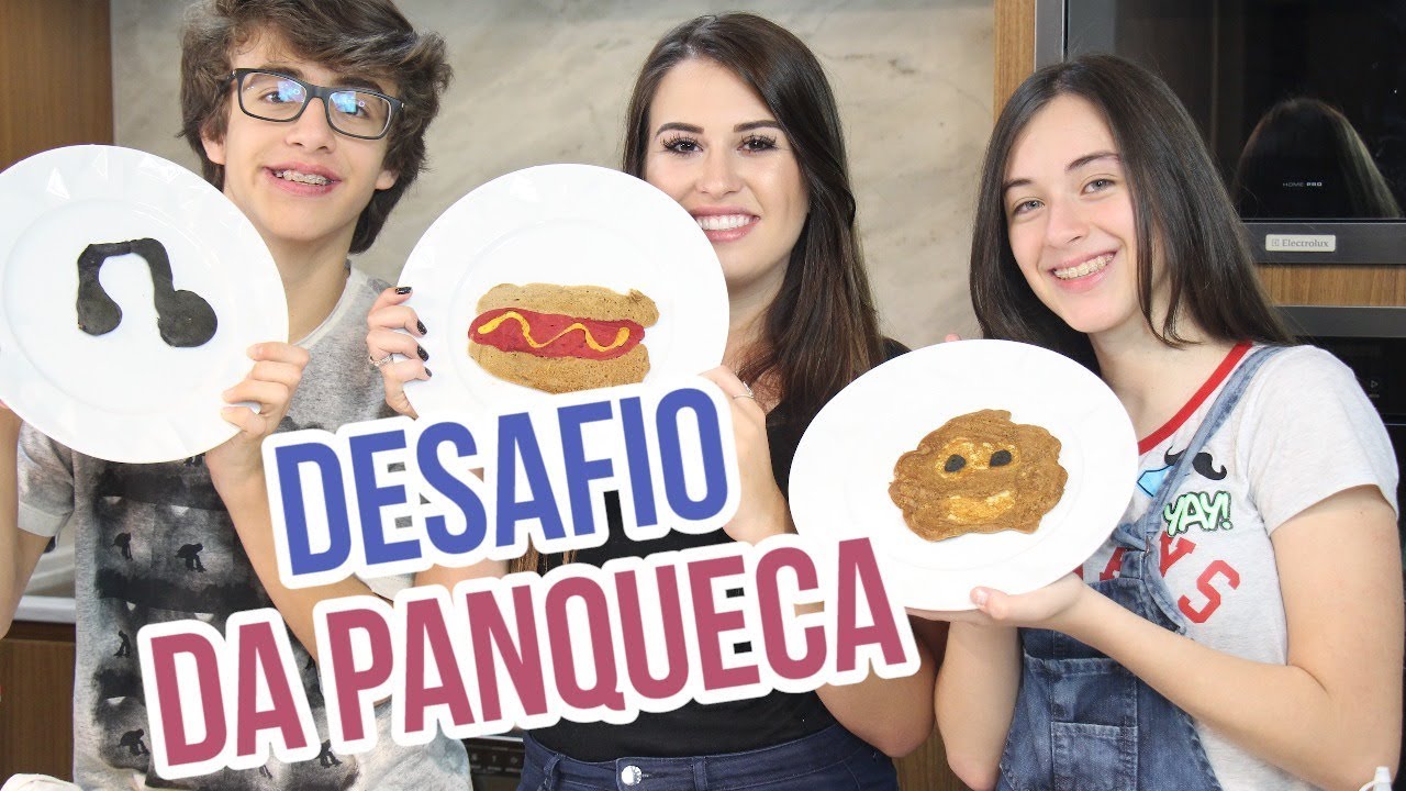 Desafio da Panqueca - com Rick, Carol e Sophia Santina