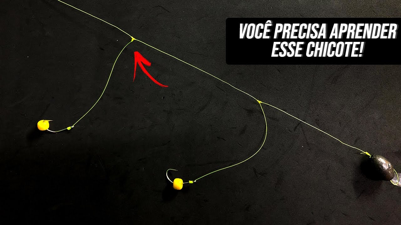 VOCÊ TEM QUE APRENDER O MELHOR CHICOTE PARA PESCA DE CARPA!!!
