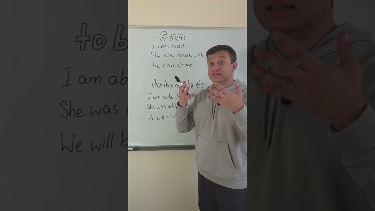 Can / To be able to (АНГЛИЙСКИЙ ЯЗЫК / ENGLISH)