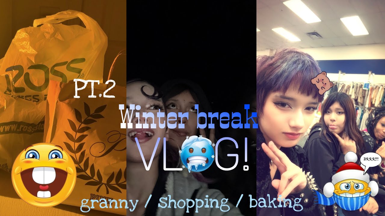 WINTER BREAK VLOG PART 2!! (Shopping, playing granny, baking Deku cake..!)