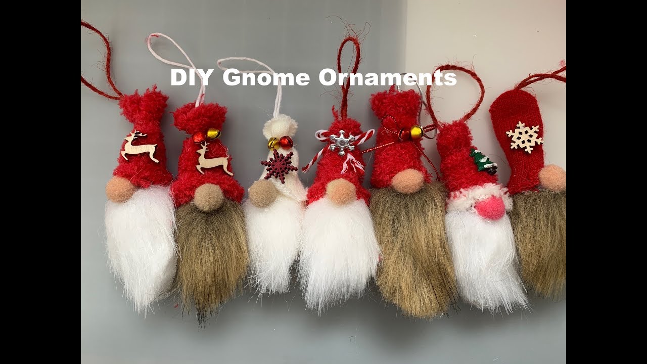 DIY Christmas Ornaments. Mini Gnome Ornaments DIY 🎄🧙‍♂️