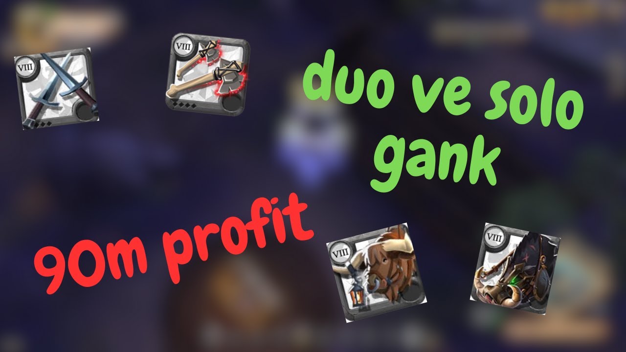 Albion solo ve duo gank High profit