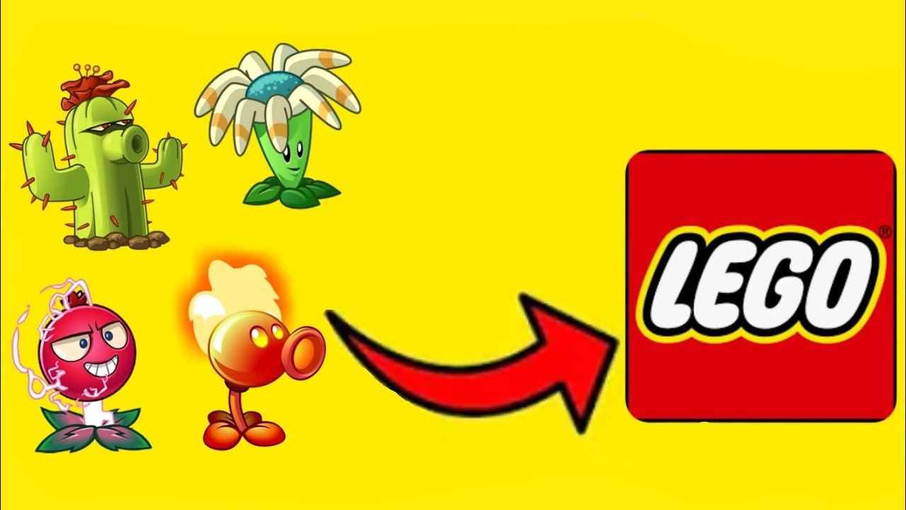 РАСТЕНИЯ ПРОТИВ ЗОМБИ ИЗ ЛЕГО PLANTS VERSUS ZOMBIS LEGO