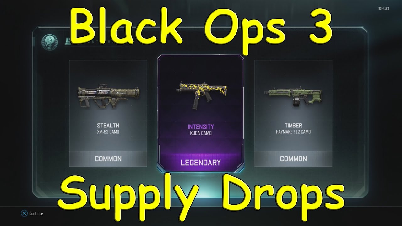 Supply Drops In Black Ops 3 - How Do They Work? What Do You Get?