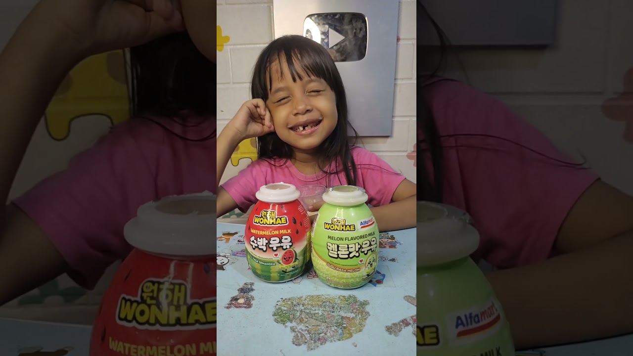 Minuman viral watermelon milk mujigae