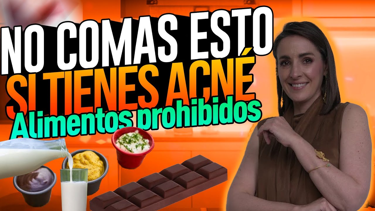 🔴 ALIMENTOS que EMPEORAN el ACNE @drapilarochoa - Dermatologa