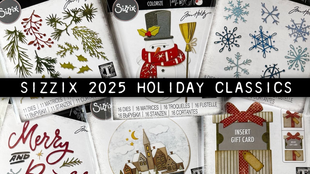 2025 Tim Holtz Sizzix Holiday Classics