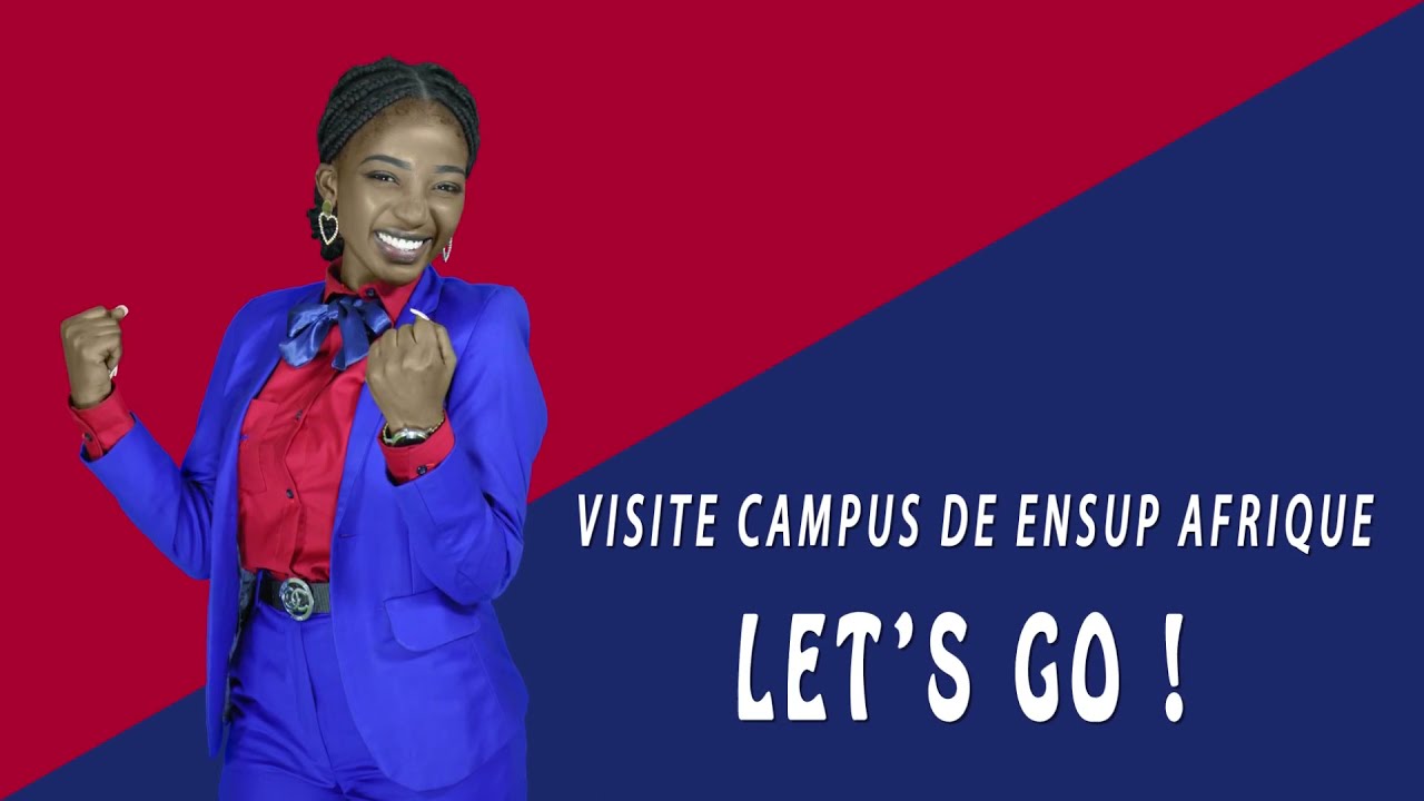visite guidée dans les différents campus de ENSUP AFRIQUE.