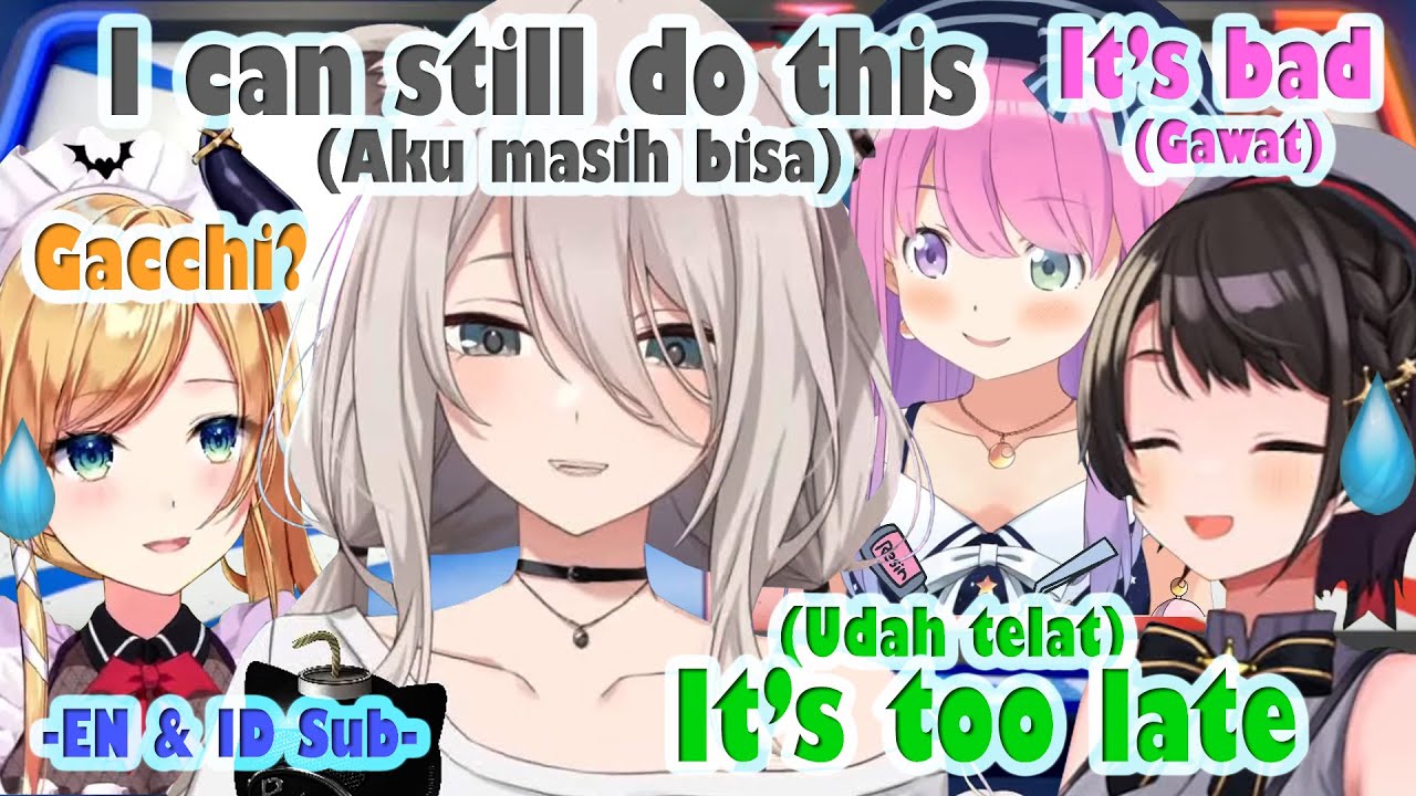 Botan is Surprisingly Very VERY Bad at This Game When Playing with Subaru, Luna, Choco [Hololive]