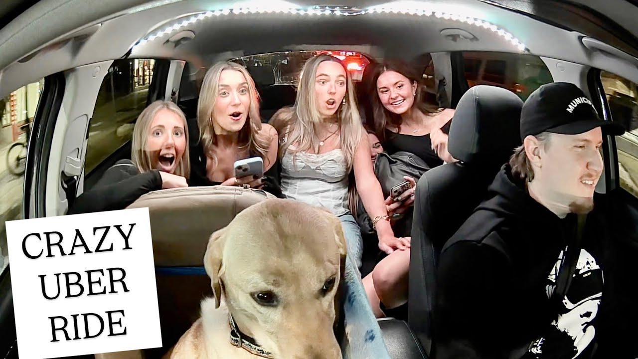 CRAZIEST RIDE EVER!  Uber Dog Surprises Passengers