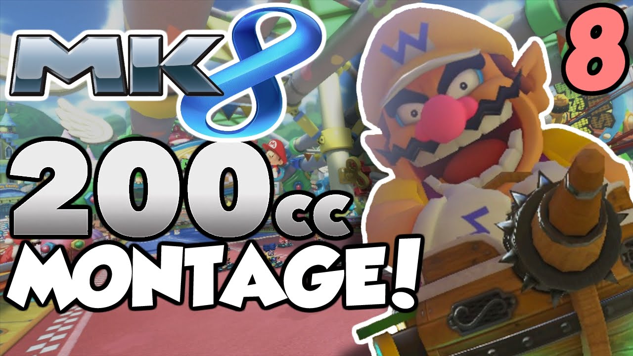 200cc Madness and Hilarious Replays Funny Moments! Mario Kart Montage 8!!