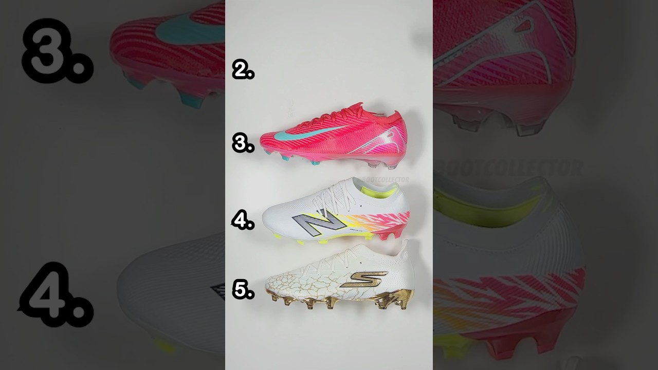 Top 5 🏆 Best Boots 2025 #footballboots #soccercleats #soccer #cleats #nike #adidas