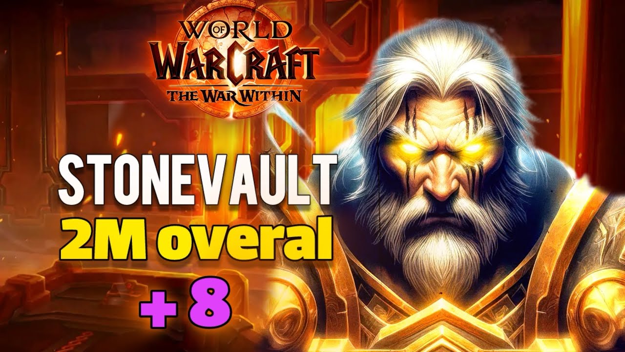 Stonevault +8 Retribution Paladin | 2m overal without aug | TWW Season 1