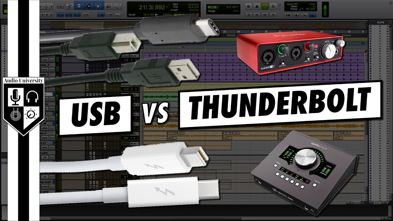 Thunderbolt vs USB Audio Interface | Which Is Best For You?