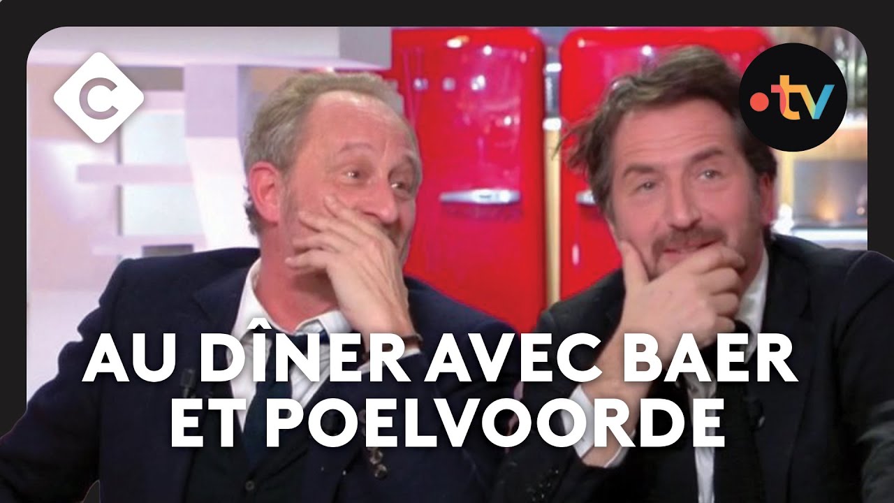 Édouard Baer et Benoît Poelvoorde : cours de comédie - C à Vous 11 avril 2019