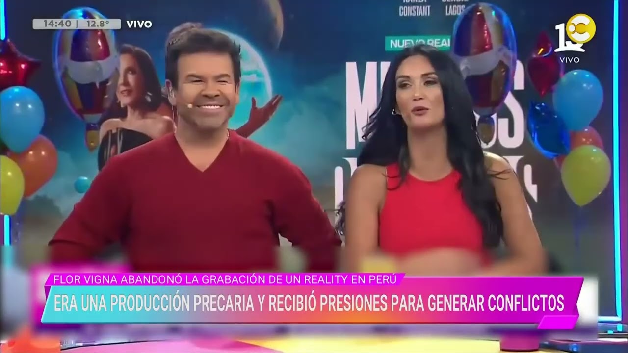 Flor Vigna abandonó la grabación de un reality en Perú │VLC│ 27-05-25