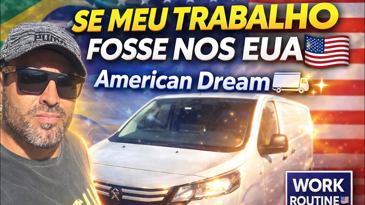 TRABALHEI POR UM DIA NOS 🇺🇸 E OLHA O RESULTADO 