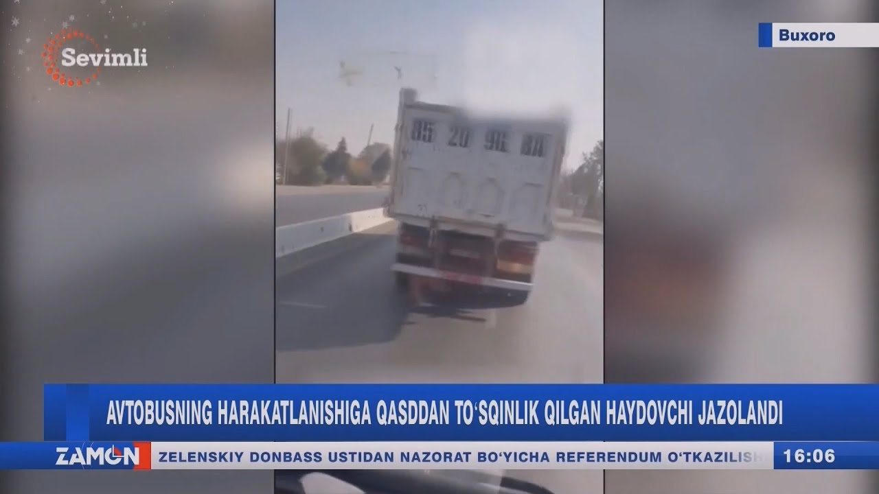 Avtobusning harakatlanishiga qasddan toʻsqinlik qilgan haydovchi jazolandi (Buxoro)