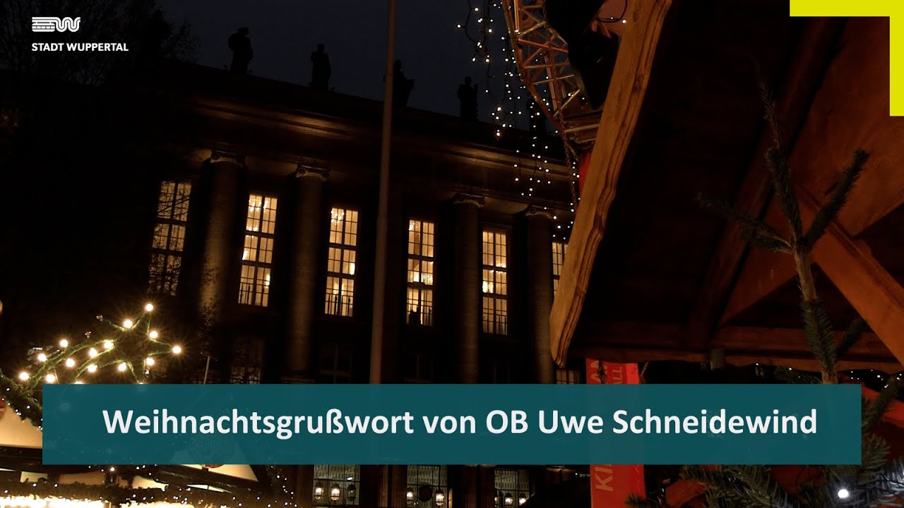 Weihnachtsgrußwort von Oberbürgermeister Uwe Schneidewind