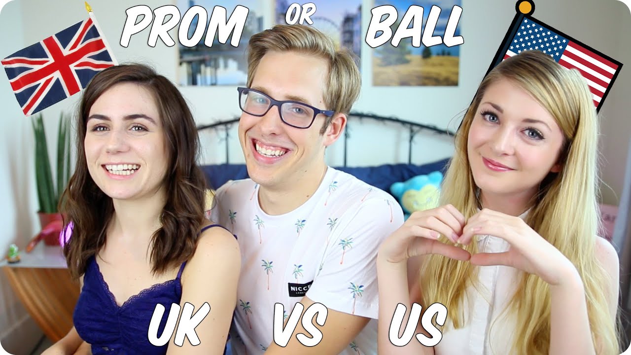 Prom or Ball? | British VS American | Evan Edinger & Dodie Clark & Noodlerella