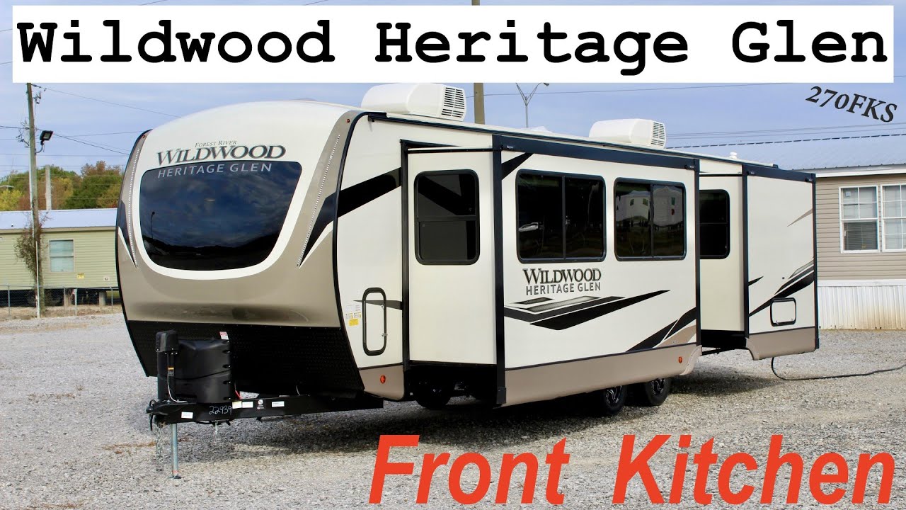 The Perfect Front Kitchen Travel Trailer RV! 2022 Heritage Glen 270FKS - RV KING BED, WASHER/DRYER