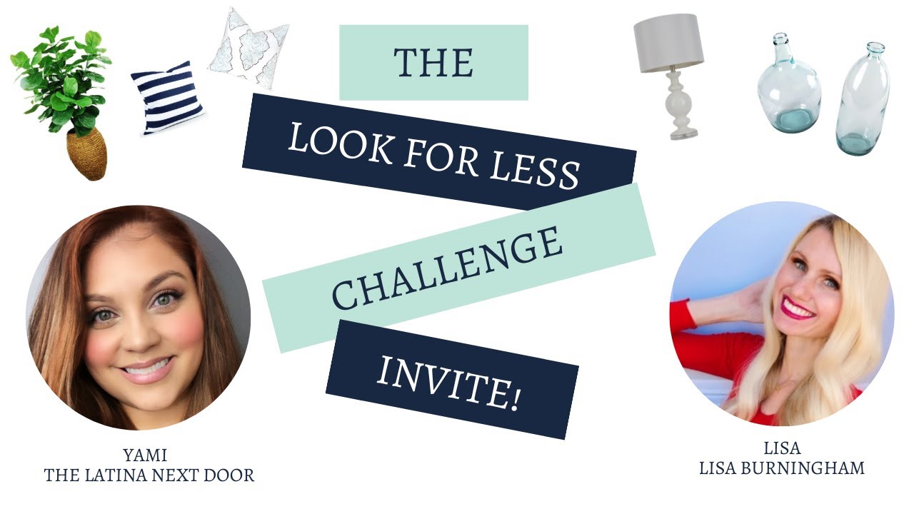 LOOK FOR LESS CHALLENGE INVITE - Lisa Burningham October 2020